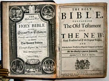 THE HOLY BIBLE, CONTAINING THE OLD TESTAMENT AND THE NEW: NEWLY TRANSLATED OUT OF THE ORIGINAL TONGUES, AND WITH THE FORMER TRANSLATIONS DILIGENTLY COMPARED AND REVISED. BY HIS MAJESTY'S SPECIAL COMMAND APPOINTED TO BE READ IN CHURCHES.. - Image 2