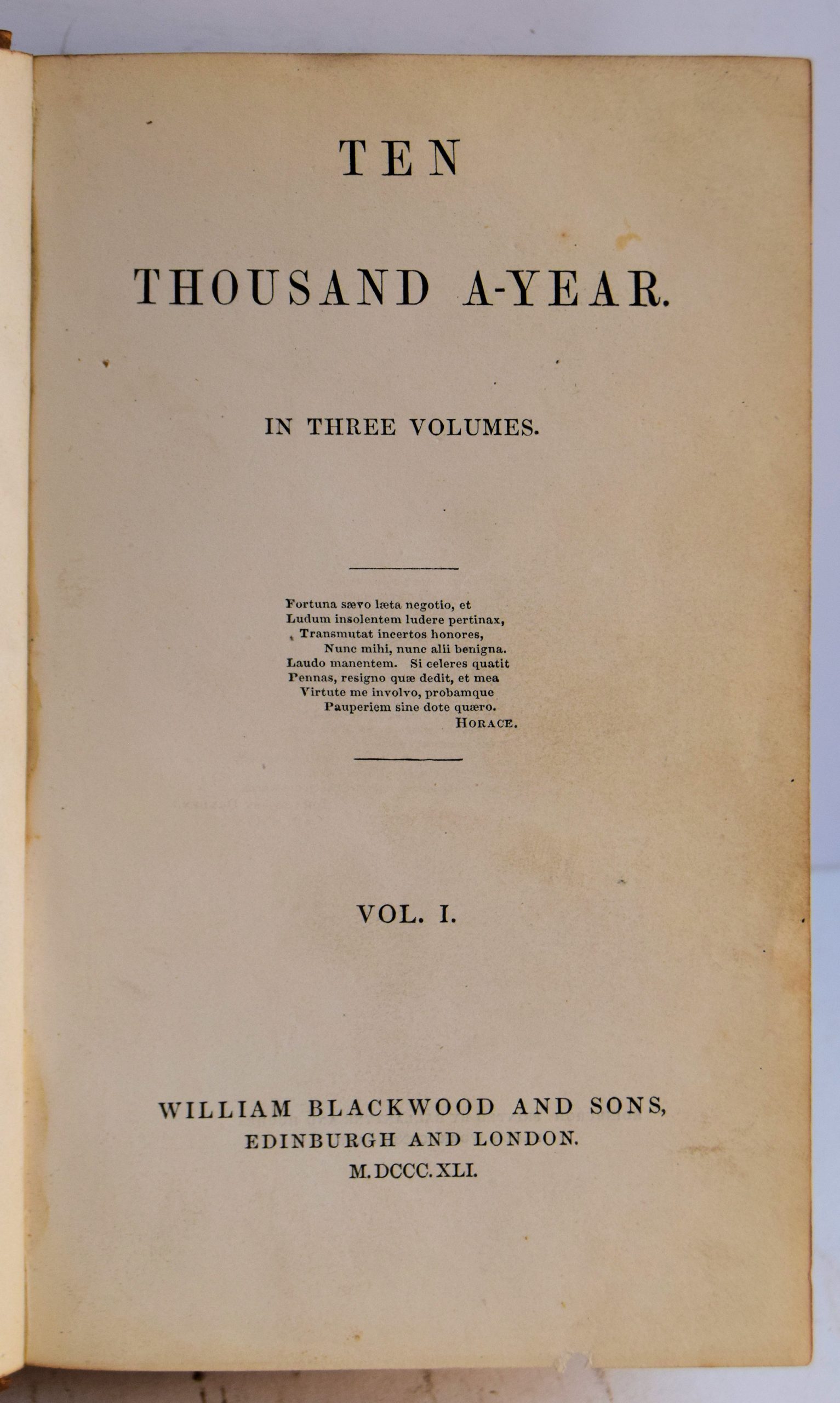 TEN THOUSAND A-YEAR. - Image 2