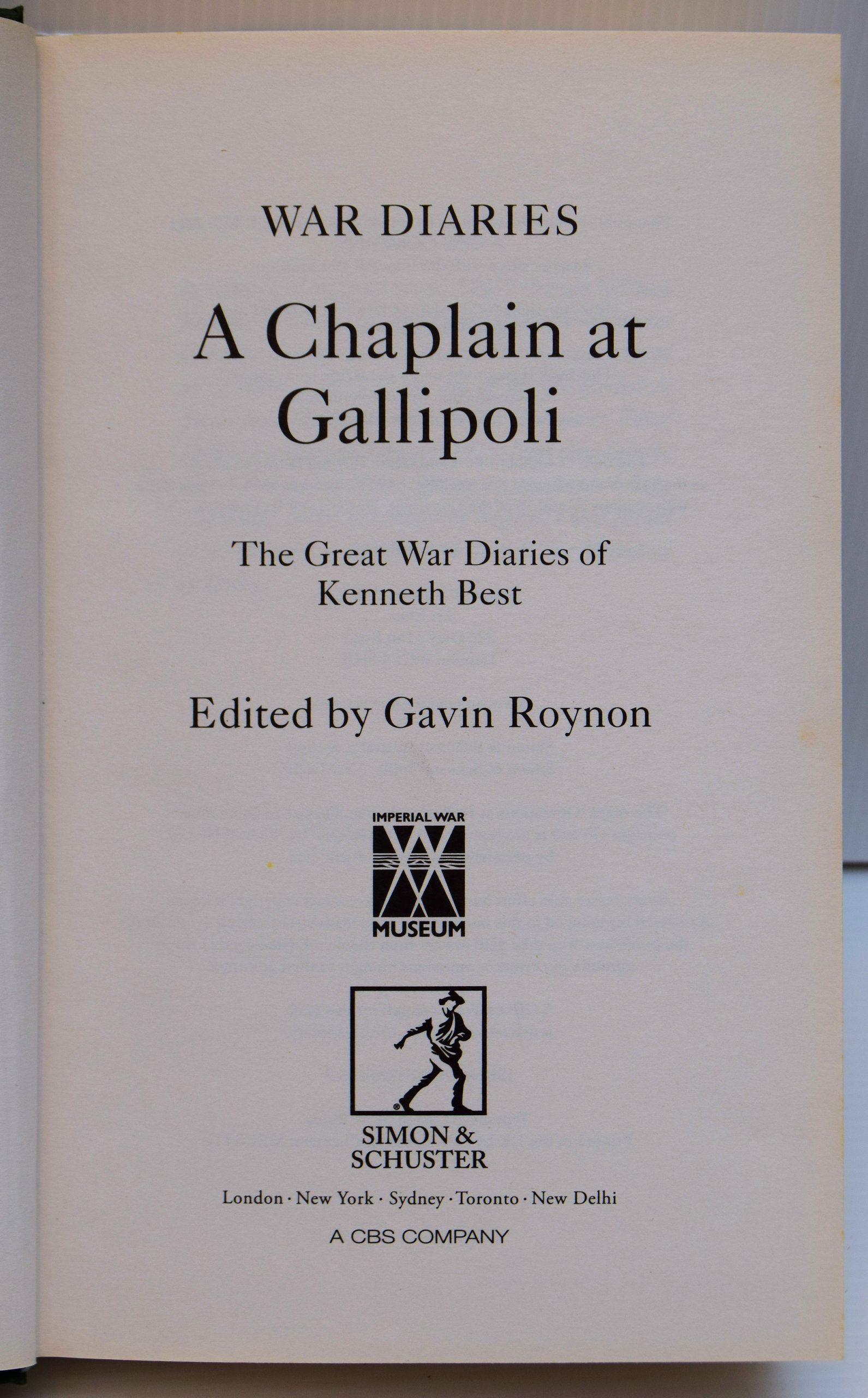 WAR DIARIES. A CHAPLAIN AT GALLIPOLI. - Image 2