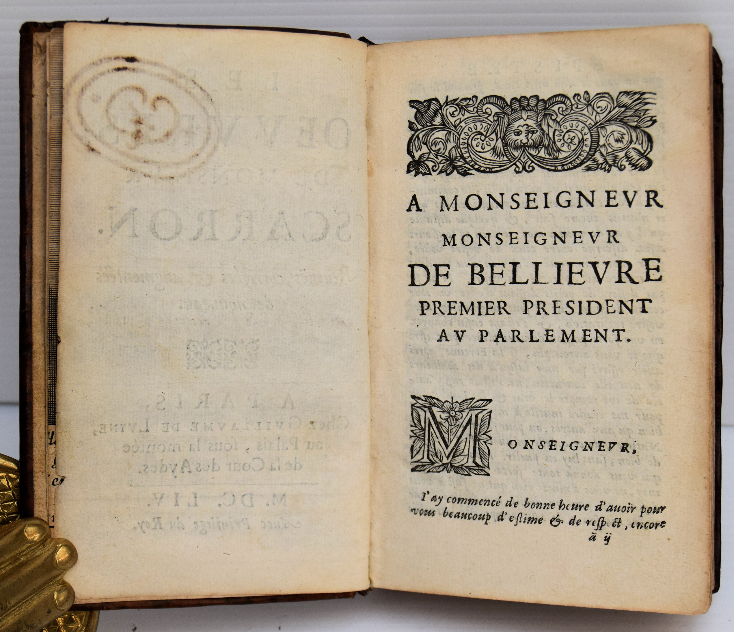 LES OEVVRES DE MONSIEUR SCARRON. - Image 6