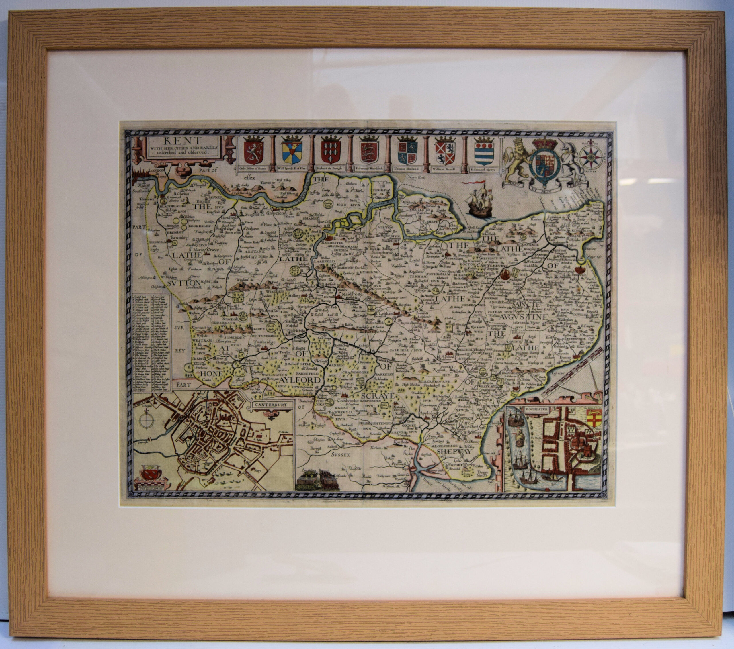 KENT WITH HER CITIES AND EARLES DESCRIBED AND OBSERVED.. - Image 2