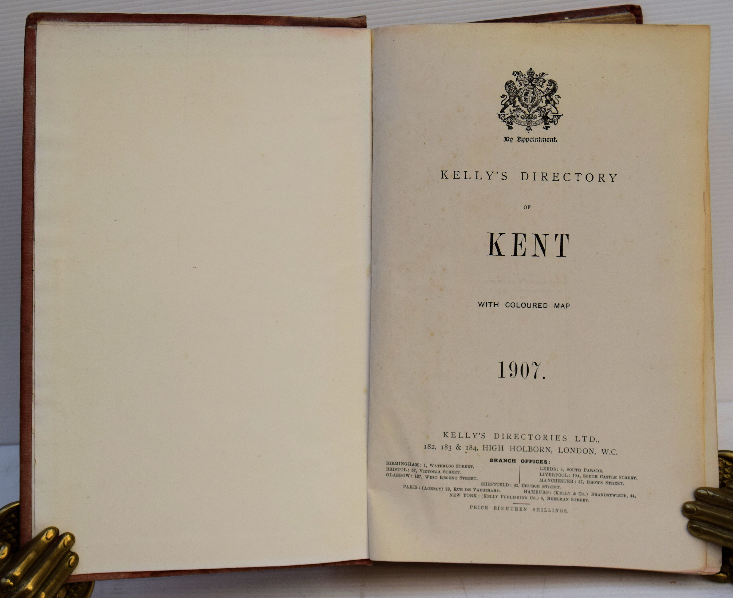 KELLY'S DIRECTORY OF KENT 1907 - Image 2