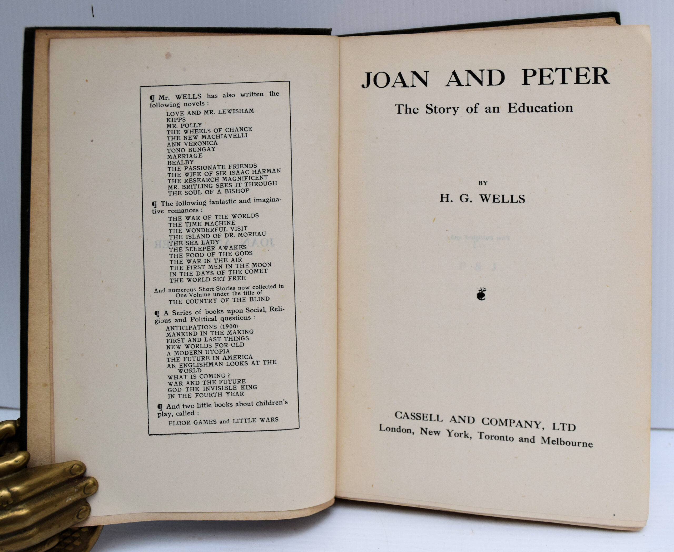 H G WELLS JOAN AND PETER. - Image 2