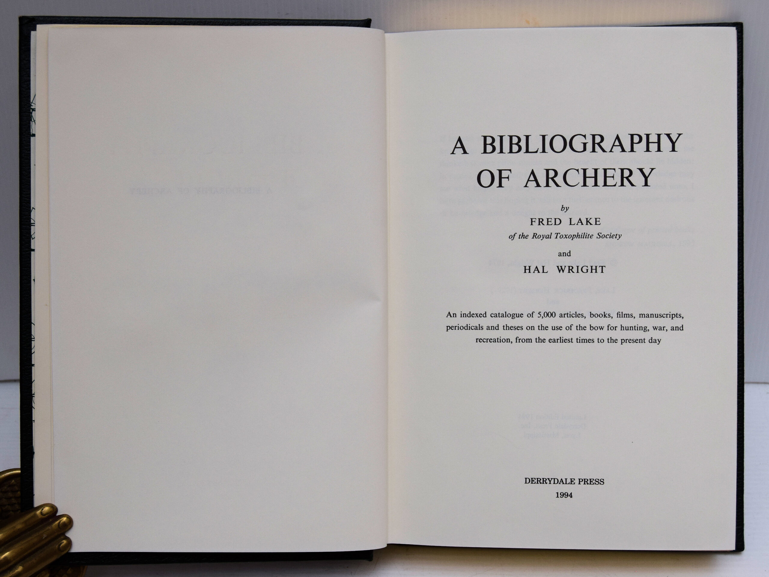 A BIBLIOGRAPHY OF ARCHERY. - Image 2