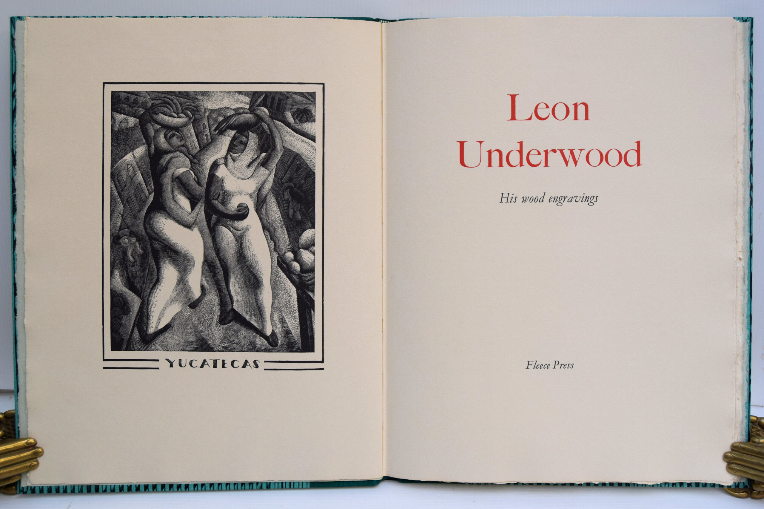 LEON UNDERWOOD HIS WOOD ENGRAVINGS.