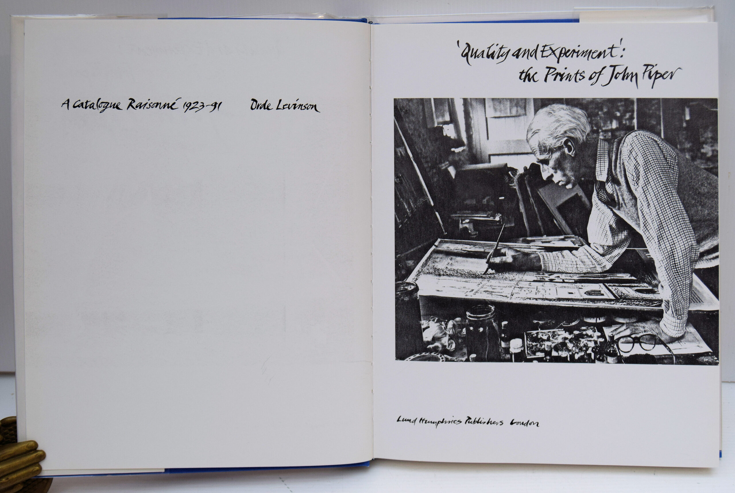 QUALITY AND EXPERIMENT: THE PRINTS OF JOHN PIPER. A CATALOGUE RAISONNE 1923-91. - Image 2