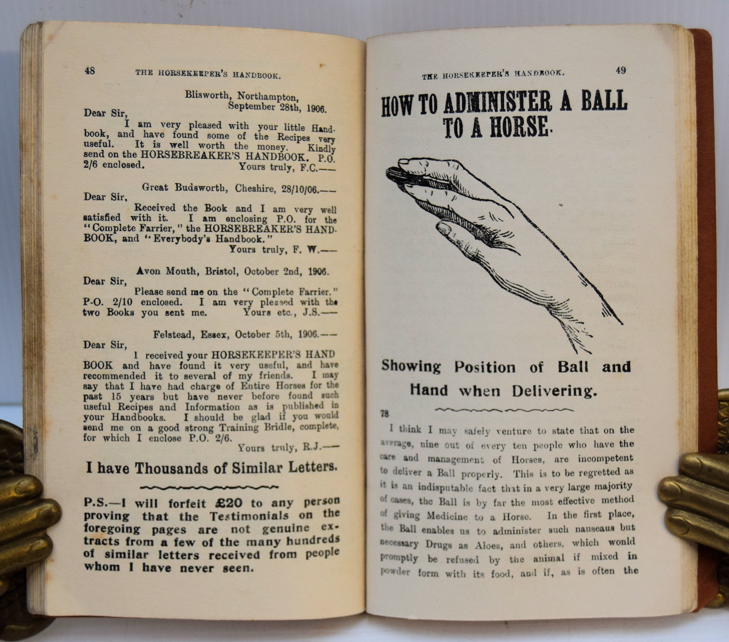 THE HORSEKEEPER'S HANDBOOK. - Image 4