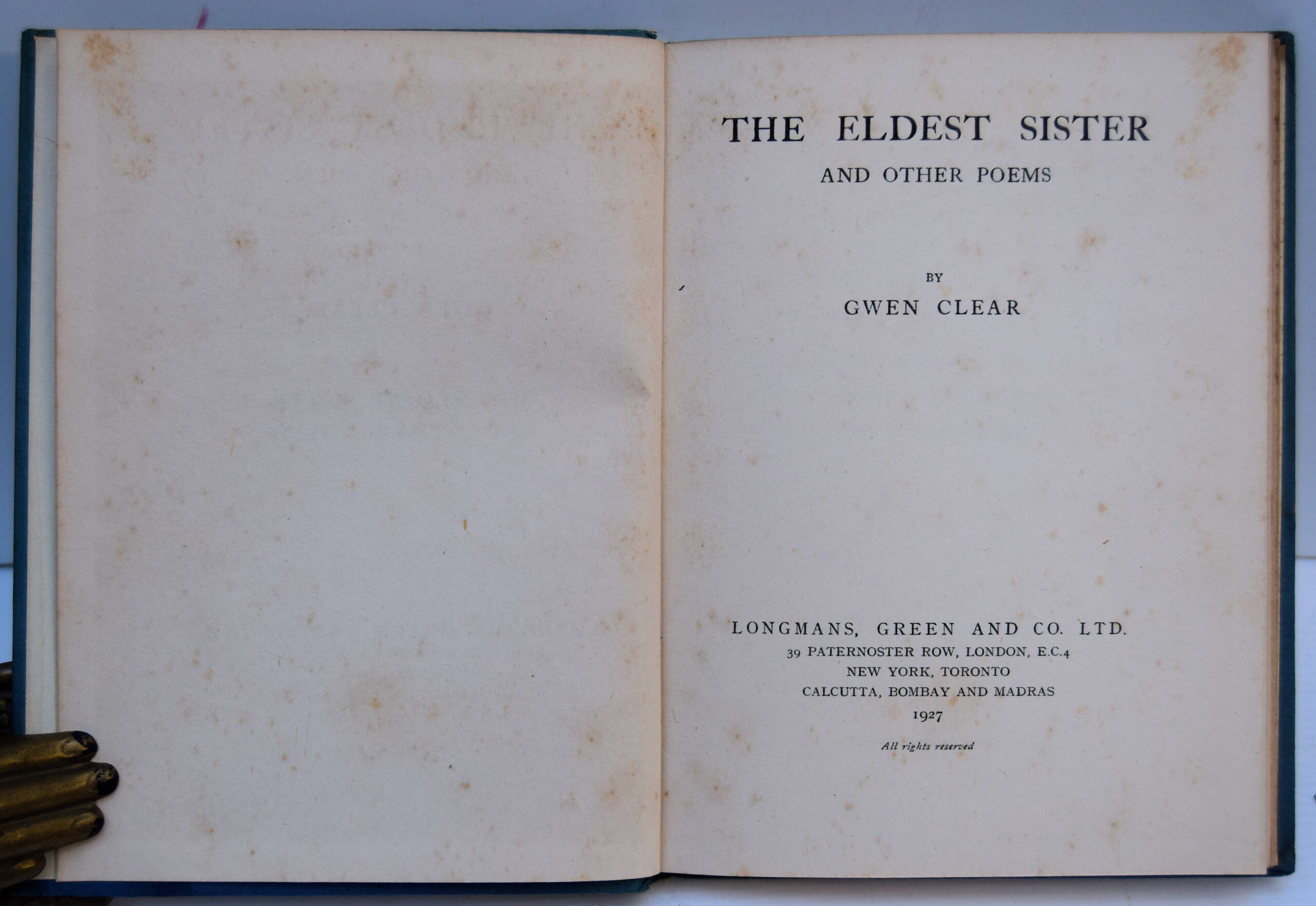 THE ELDEST SISTER AND OTHER POEMS. - Image 3